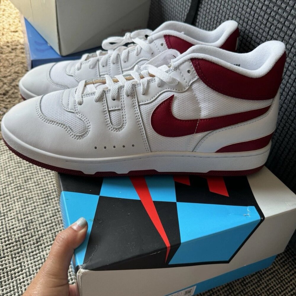 Nike Attack QS SP FB8938-100 White Red Crush Mac Attack Men 14/ Women 15.5